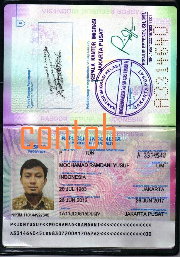 Prosedur Pembuatan Paspor Baru Perorangan  Mochamad Ramdani